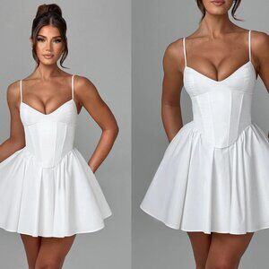 Analeigh Mini Dress - White Mini Dress